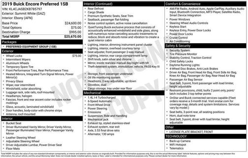 2019 Buick Encore Preferred