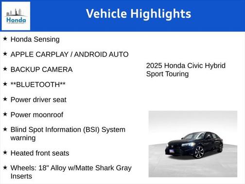 2025 Honda Civic Hybrid Sport Touring
