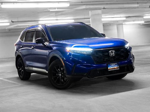 Blue 2024 Honda CR-V Hybrid Sport AWD