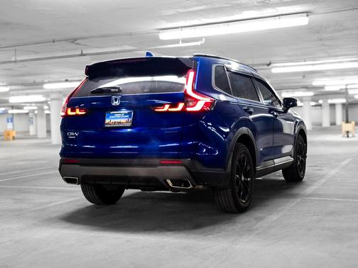 Blue 2024 Honda CR-V Hybrid Sport AWD