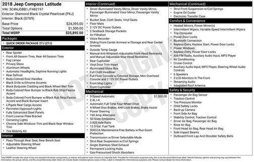 2018 Jeep Compass Latitude