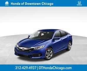 Aegean Blue Metallic 2016 Honda Civic EX