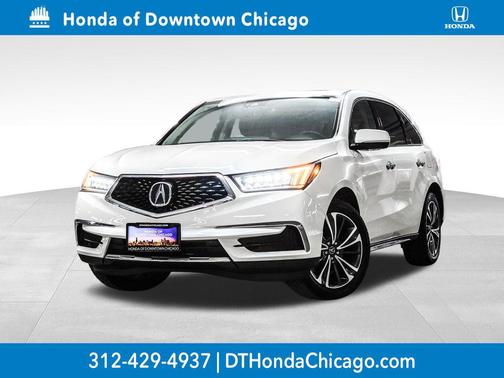 White Diamond Pearl 2019 Acura MDX 3.5L w/Technology Package