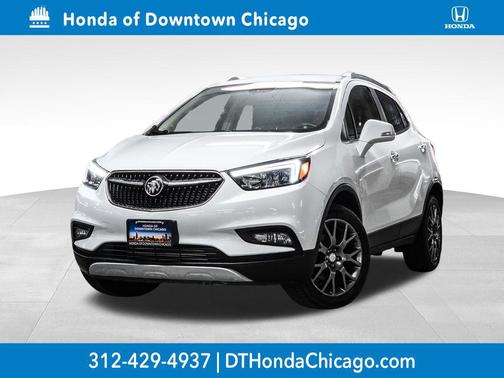 Summit White 2019 Buick Encore Sport Touring