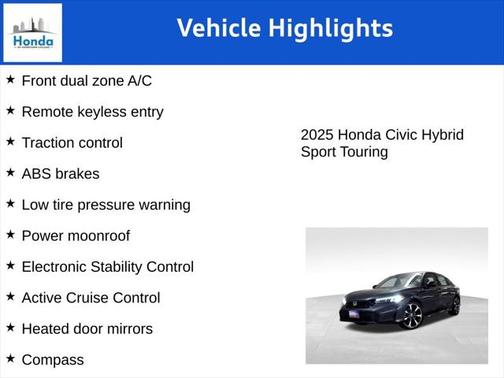 2025 Honda Civic Hybrid Sport Touring