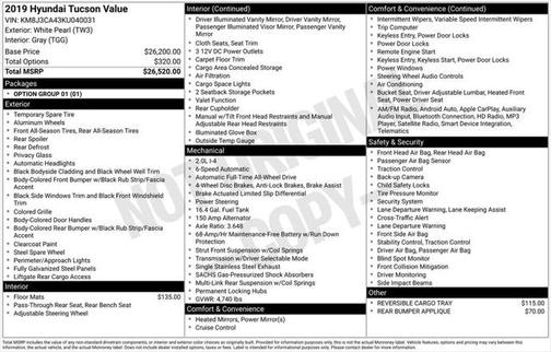 2019 Hyundai TUCSON Value
