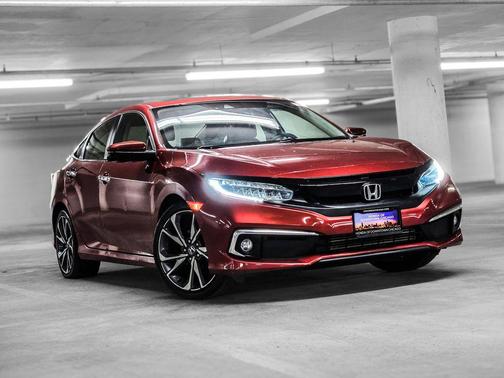 Red 2019 Honda Civic Touring