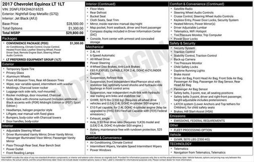 2017 Chevrolet Equinox 1LT