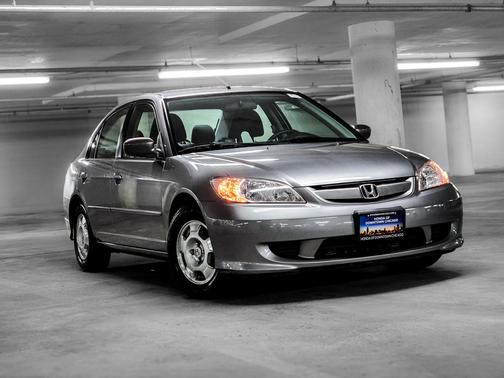 Opal Silver Blue Metallic 2005 Honda Civic Hybrid Base
