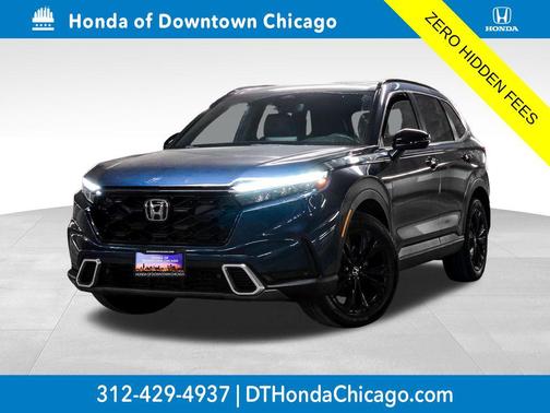 Blue 2023 Honda CR-V Hybrid Sport Touring AWD