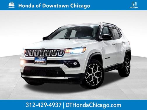 Bright White Clearcoat 2025 Jeep Compass Limited