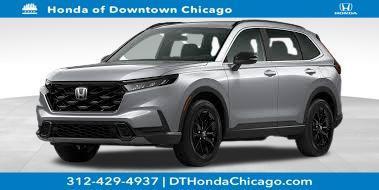 Crystal Black Pearl 2025 Honda CR-V Hybrid Sport AWD