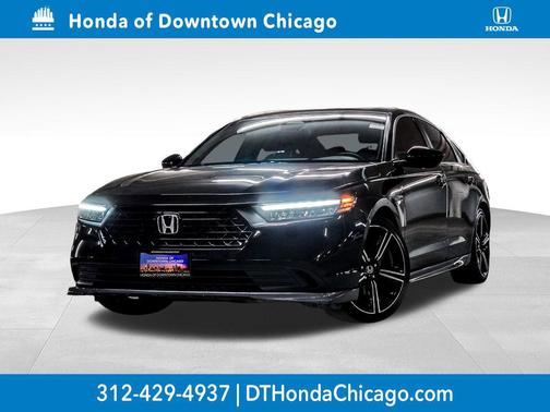 Crystal Black Pearl 2023 Honda Accord Hybrid Sport