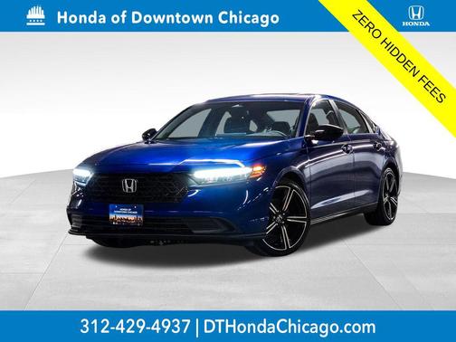Still Night Pearl 2024 Honda Accord Hybrid Sport