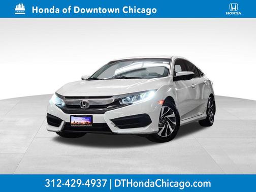White Orchid Pearl 2016 Honda Civic EX