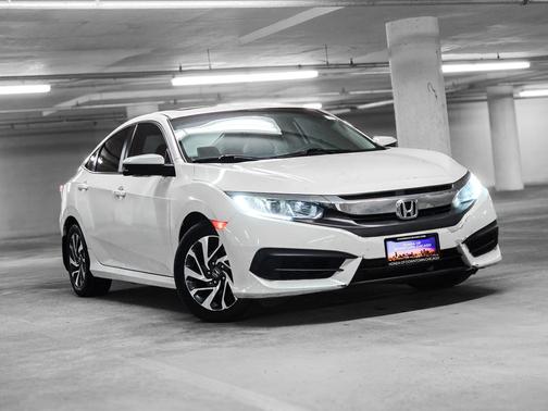 White Orchid Pearl 2016 Honda Civic EX