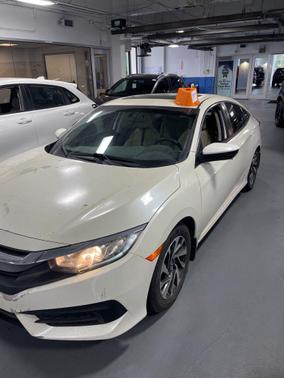 White Orchid Pearl 2016 Honda Civic EX