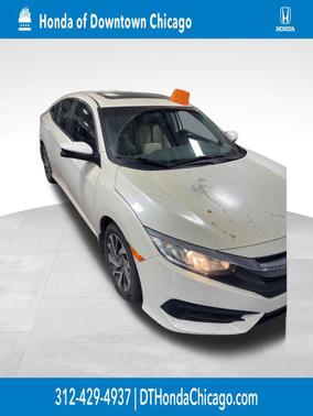White Orchid Pearl 2016 Honda Civic EX