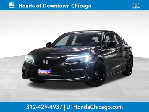 Crystal Black Pearl 2022 Honda Civic Sport