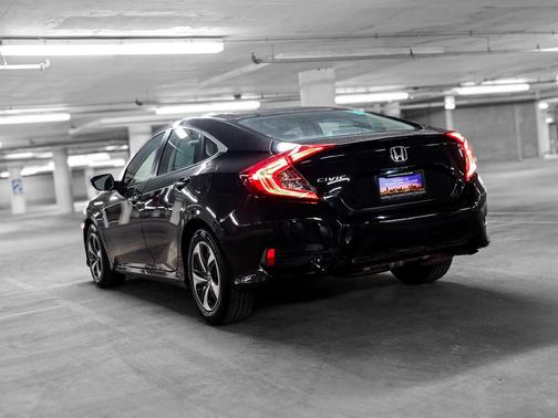 Crystal Black Pearl 2018 Honda Civic LX