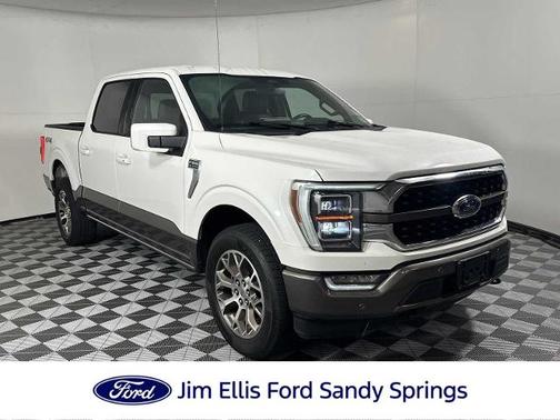 STAR WHITE METALLIC TRICOAT 2023 Ford F-150 KING RANCH