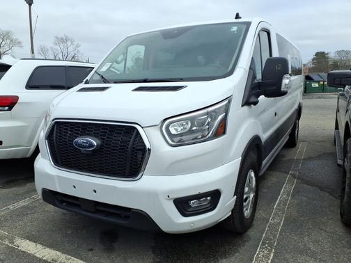 Oxford White 2023 Ford Transit-350 XLT