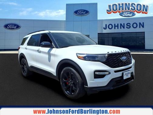 Star White Metallic Tri-Coat 2023 Ford Explorer ST