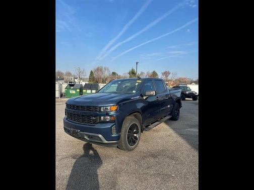 Northsky Blue Metallic 2021 Chevrolet Silverado 1500 Custom