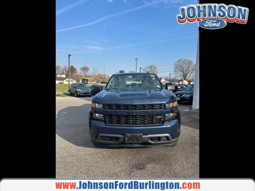Northsky Blue Metallic 2021 Chevrolet Silverado 1500 Custom