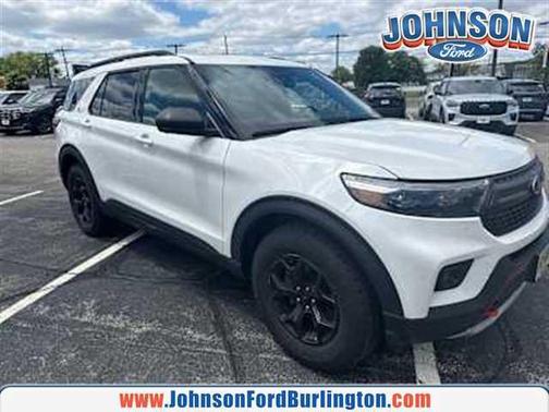 Star White Metallic Tri-Coat 2022 Ford Explorer Timberline