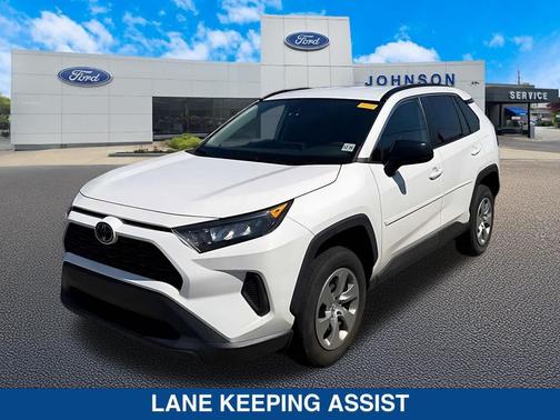Super White 2021 Toyota RAV4 LE