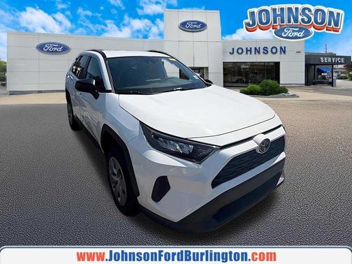 Super White 2021 Toyota RAV4 LE