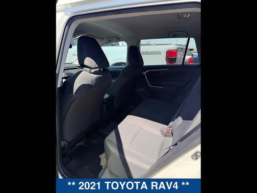 Super White 2021 Toyota RAV4 LE