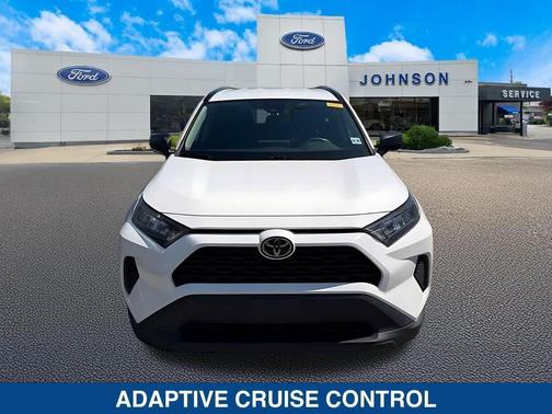 Super White 2021 Toyota RAV4 LE