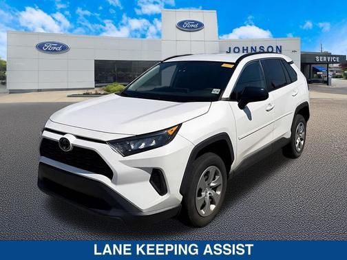 Super White 2021 Toyota RAV4 LE