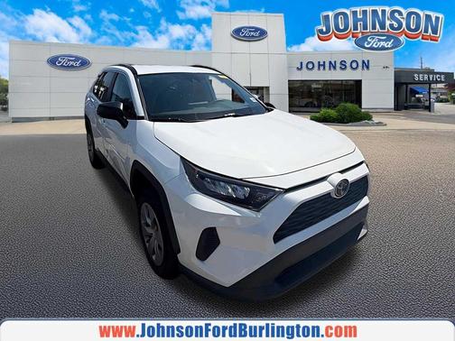 Super White 2021 Toyota RAV4 LE