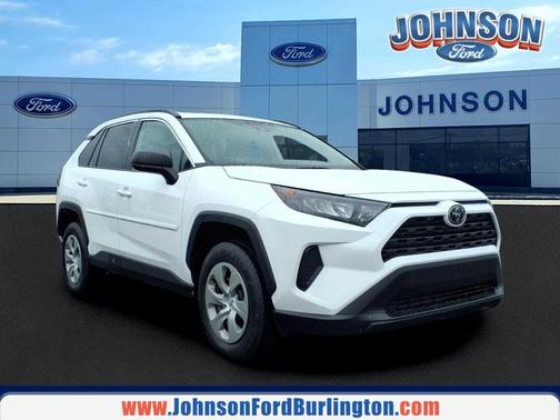 Super White 2021 Toyota RAV4 LE