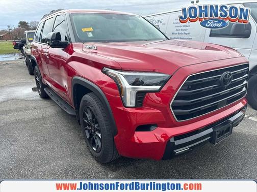 Supersonic Red 2024 Toyota Sequoia Limited