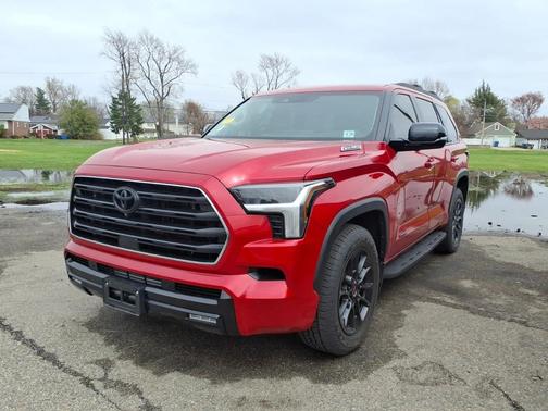 Supersonic Red 2024 Toyota Sequoia Limited