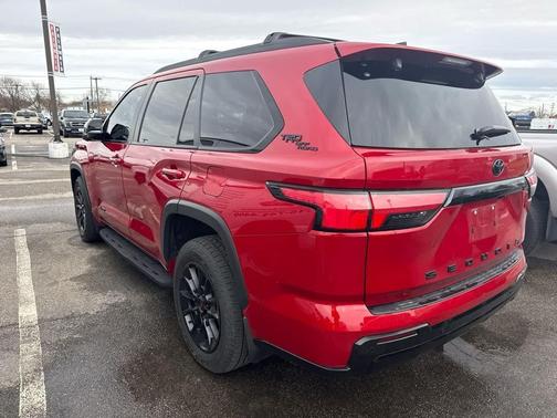 Supersonic Red 2024 Toyota Sequoia Limited