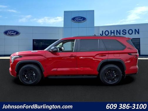 Supersonic Red 2024 Toyota Sequoia Limited