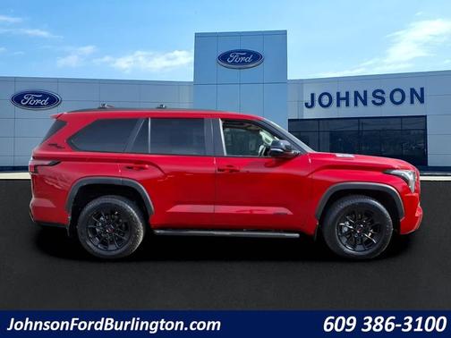 Supersonic Red 2024 Toyota Sequoia Limited