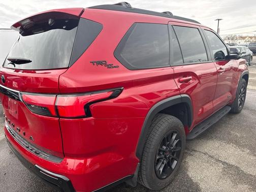 Supersonic Red 2024 Toyota Sequoia Limited