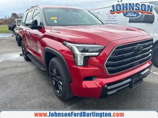 Supersonic Red 2024 Toyota Sequoia Limited