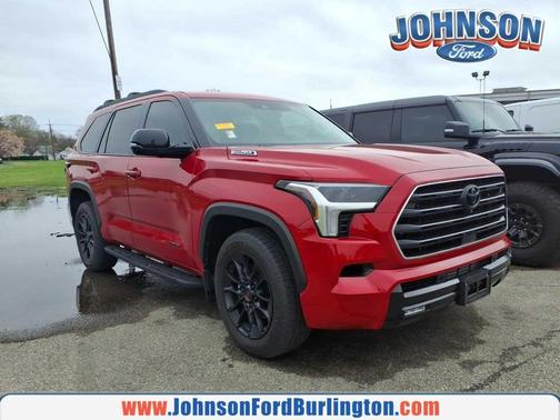 Supersonic Red 2024 Toyota Sequoia Limited