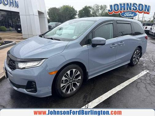 Sonic Gray Pearl 2025 Honda Odyssey Elite