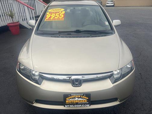 Gold 2008 Honda Civic LX