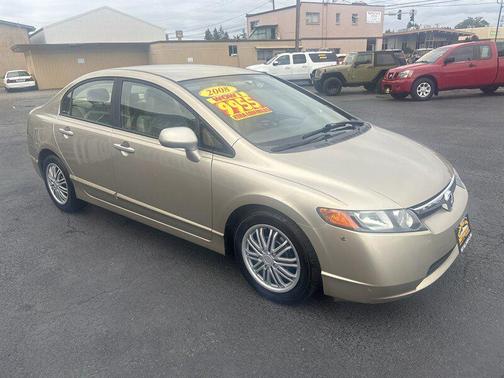 Gold 2008 Honda Civic LX