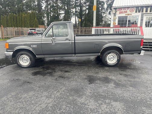 Gray 1988 Ford F-150 Truck