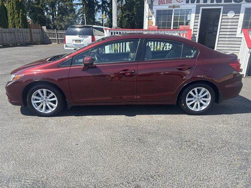 Burgundy 2012 Honda Civic EX-L